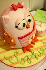 first birthday owl cake ideas